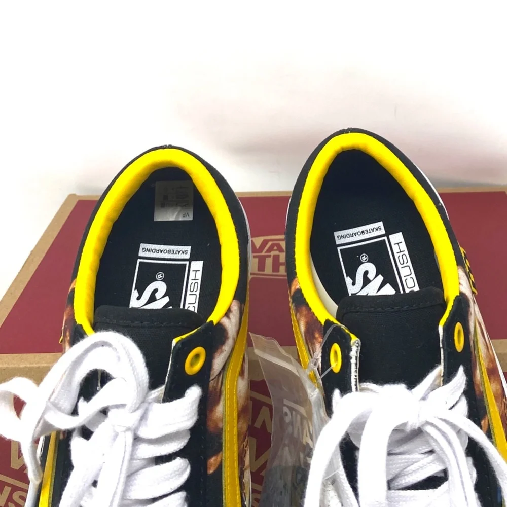 VANS Skate Old Skool Bruce Lee Shoes Low Black Women's Suede Canvas VN0A5FCBY23 - Picture 5 of 10